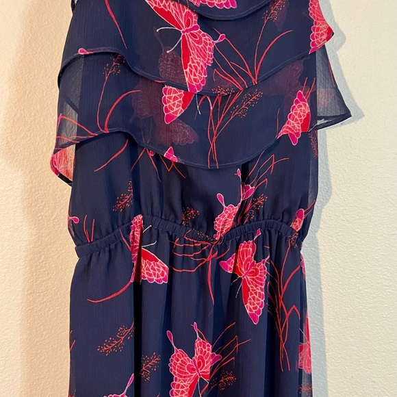 Express boho navy maxi dress with beautiful butterfly detail - Picture 3 of 4